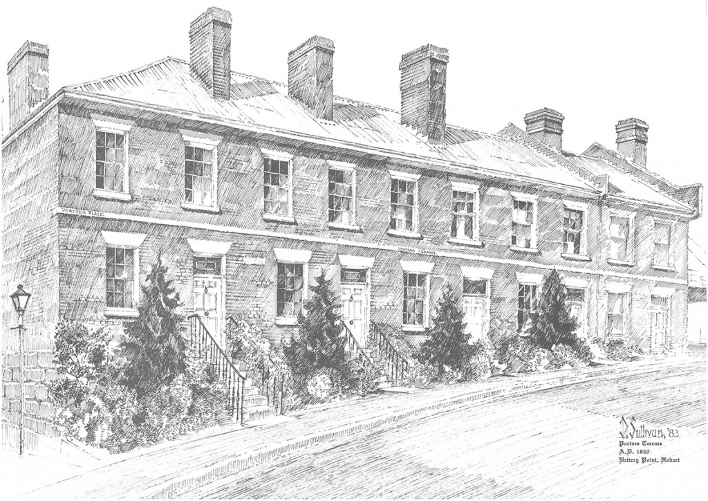 Portsea Place Historic Sketch